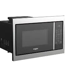 MICROONDAS EMPOTRABLE WHIRLPOOL 1.1 PIES CÚBICOS 31 L NEGRO CON TRIM KIT WM1711DG