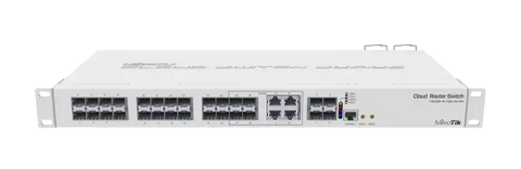 Switch L3 administrable 28 puertos SFP SFP+ con diseño funcional y eficiente para redes avanzadas.