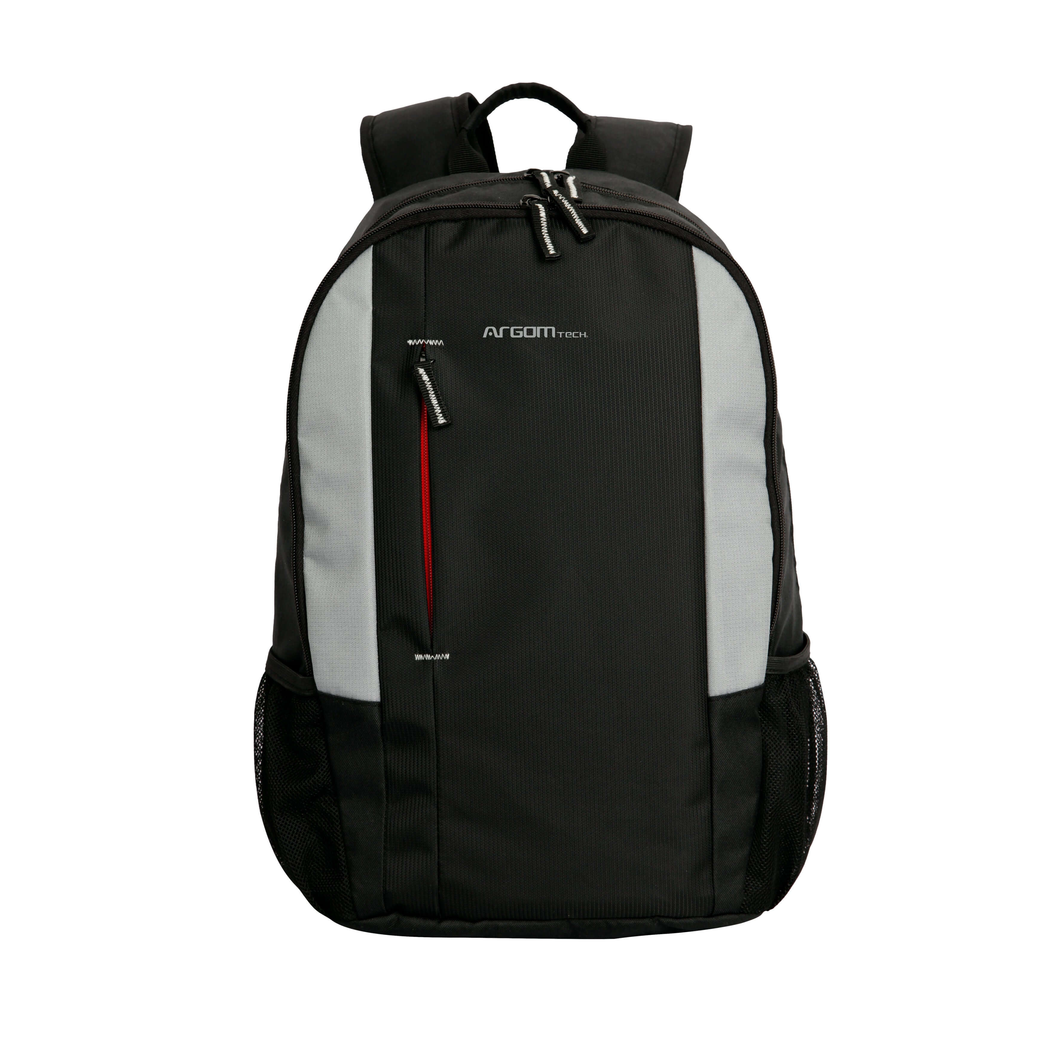 Mochila para portátil 15.6 negra, diseño moderno y funcional con múltiples compartimentos.