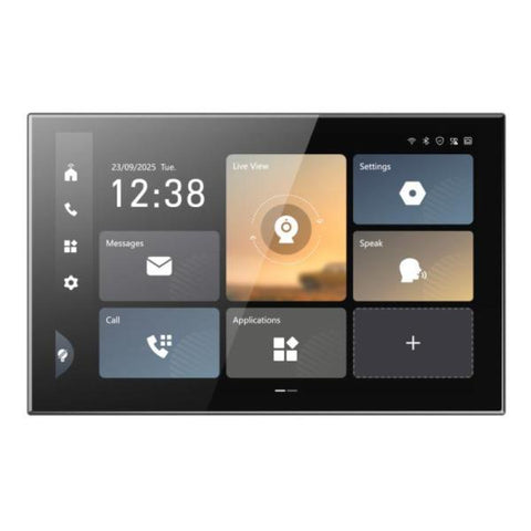MONITOR INTERIOR DE VIDEOPORTERO IP HIKVISION DS-KH9570-WTE1/S 10.1" TÁCTIL ANDROID 14 WI-FI 6 NEGRO