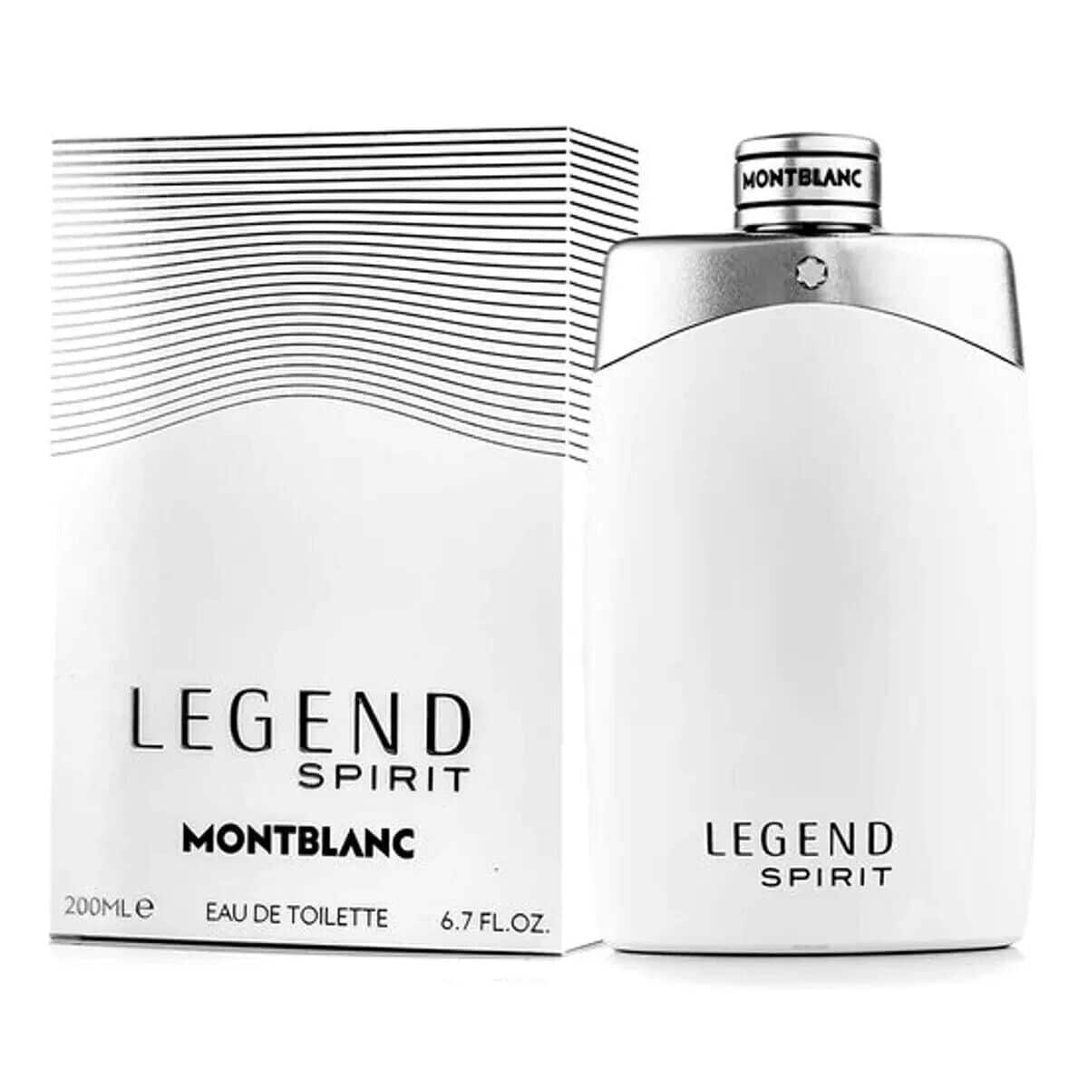 Mont Blanc Legend Spirit edt 200ml Man - botella blanca y caja del perfume Eau de Toilette para hombre