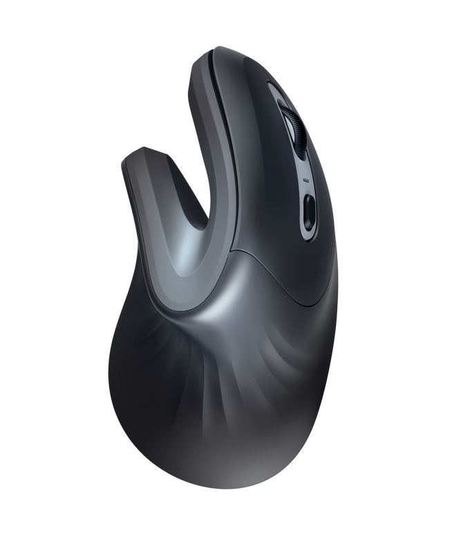 MOUSE TRUST VERRO ERGONÓMICO VERTICAL INALÁMBRICO NEGRO 23507