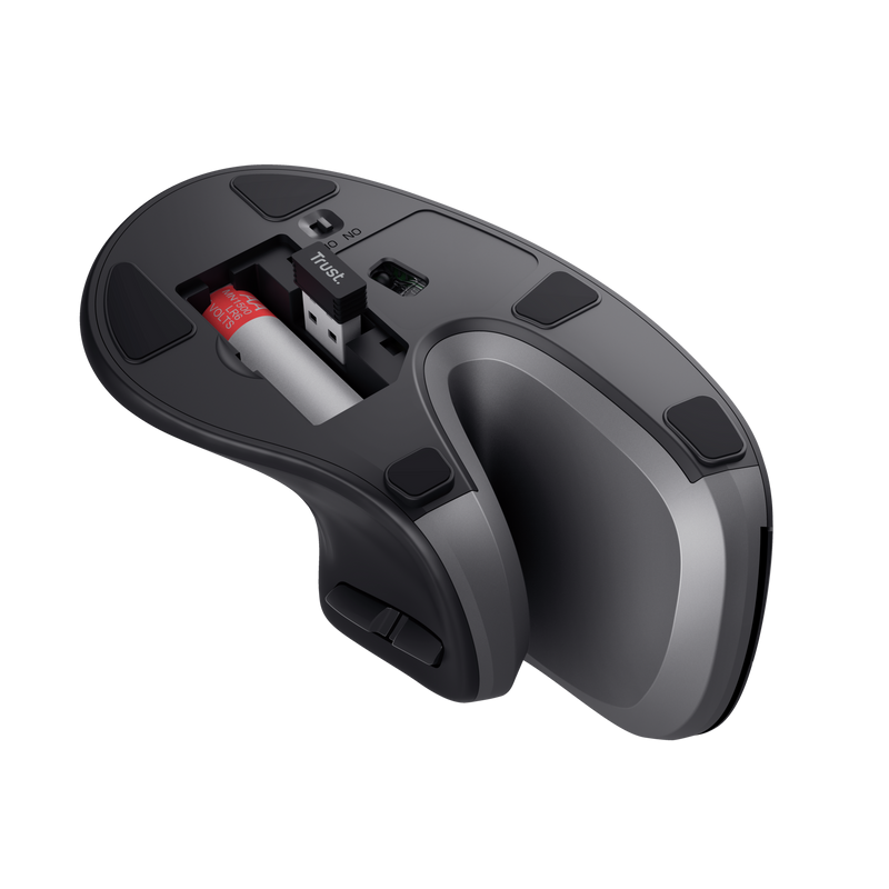 MOUSE TRUST VERRO ERGONÓMICO VERTICAL INALÁMBRICO NEGRO 23507
