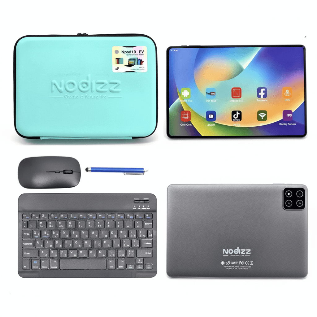 Tablet Nodizz Npad10-EV combo completo Wifi + 5G 12GB/512GB Tablet Android Costa Rica