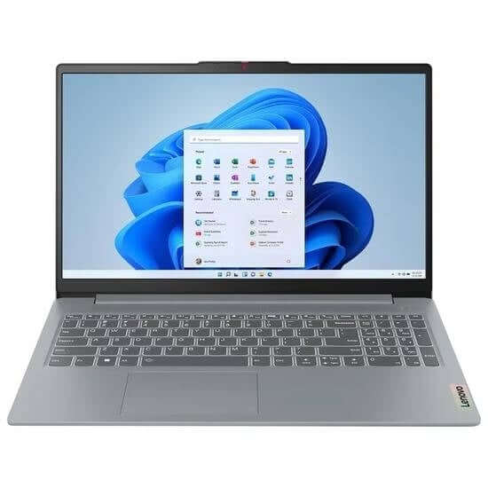 Laptop Lenovo IdeaPad Slim 3 con pantalla de 15.6'' y Windows 11, ideal para trabajo y estudio.