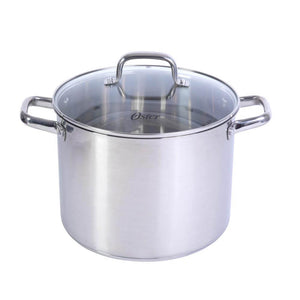 Olla adenmore OSTER acero inoxidable 11.3 litros con tapa de vidrio Costa Rica