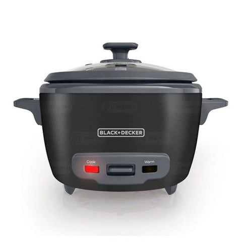 Olla Arrocera Black+Decker RC514B 7 Tazas 500W Antiadherente Negra