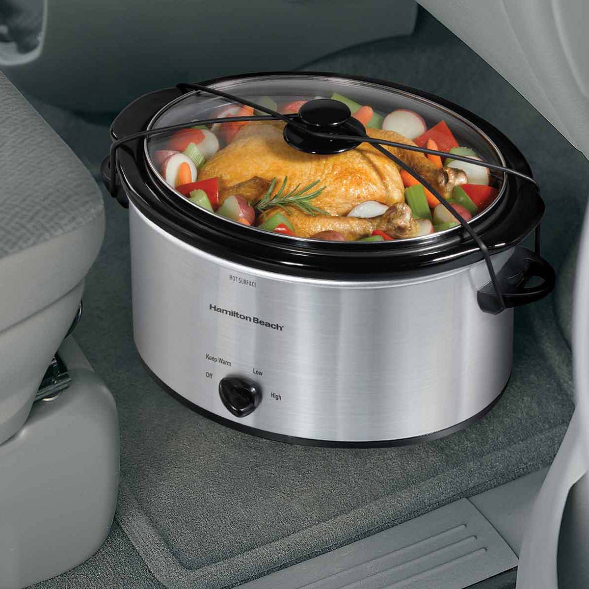 Olla de Cocción Lenta Hamilton Beach 5 Qt 4.7 Litros HB33156
