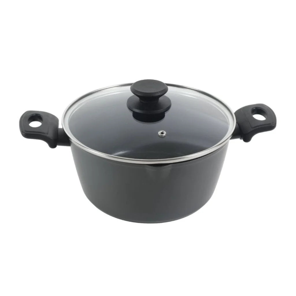 Olla Oster Dixon De 5.5 Qt Gris Mate, Con Tapa De Vidrio Y Mago De Baquelita. Productos De Cocina > Ollas Costa Rica