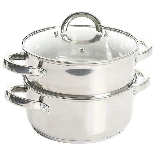 Olla Sangerfield Oster 2,8 litros con vaporera y tapa acero inoxidable Costa Rica