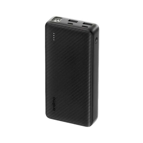 POWER BANK ORAIMO TRAVELER 15 OPB-1201P 20000 MAH CARGA RAPIDA DE 15 W CARGA DE 3 DISPOSITIVOS Y LINTERNA LED NEGRO