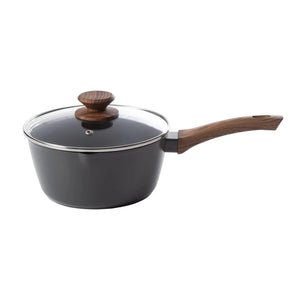Oster Cacerola Aluminio Forjado, Con Tapa - 2.4 Litros - Colección Amberg - Antiadherente Xylan Plus - 2.5Mm De Grosor - Mango Imitación Madera Productos De Cocina > Ollas Costa Rica