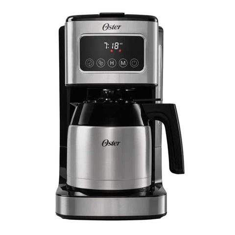 Cafetera Oster Programable - 8 Tazas - Pantalla Táctil - Jarra Térmica Doble Pared Coffe Maker Costa Rica