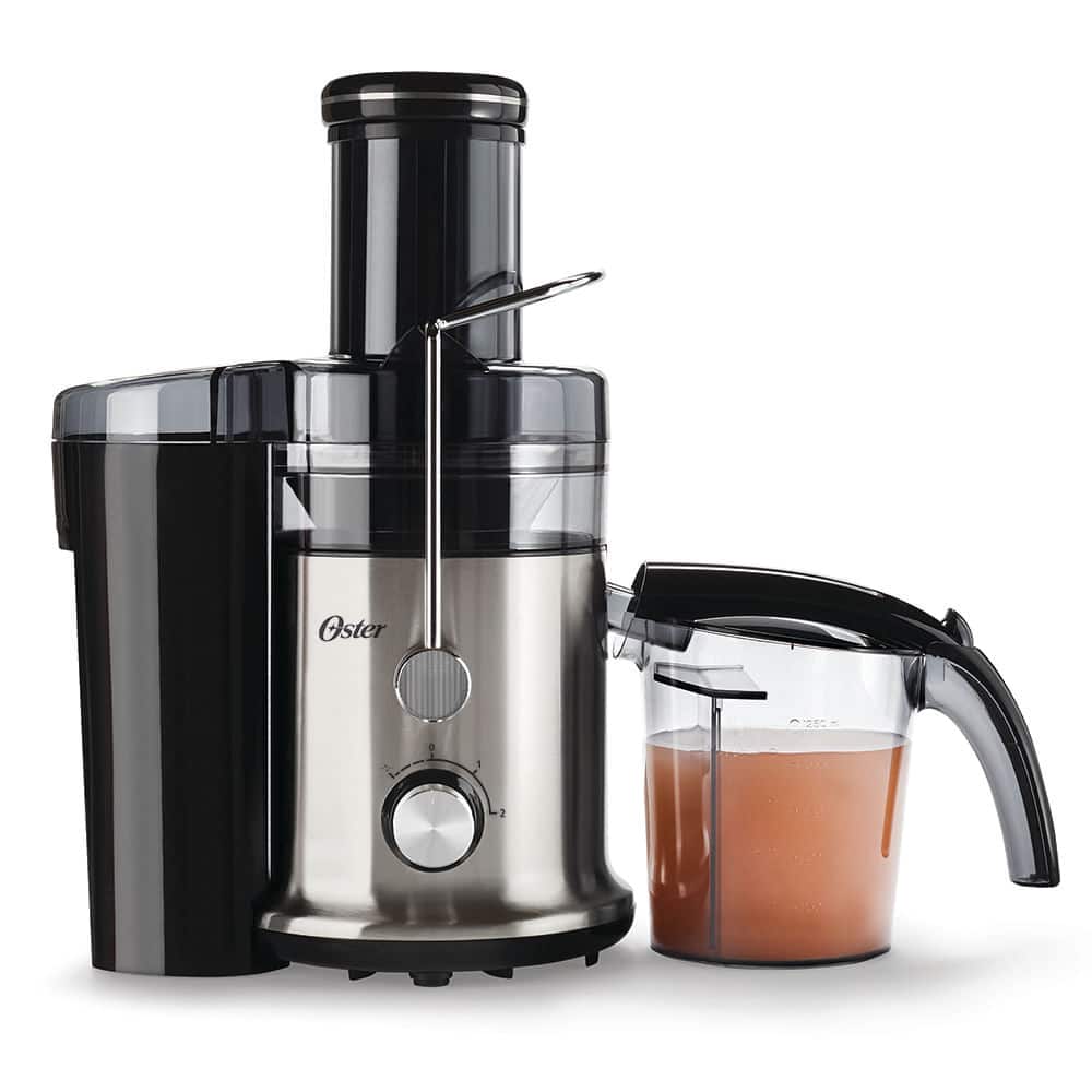 Extractor De Jugos Oster - 600W, Boca De Alimentacion Ampliada, 2 Velocidades + Pulso, Accesorios Desmontables, Capacidad 1.25 Litros, Separador De Espuma, Brazo De Seguridad Acero Inoxidable Productos De Cocina > Extractores De Jugos Costa Rica