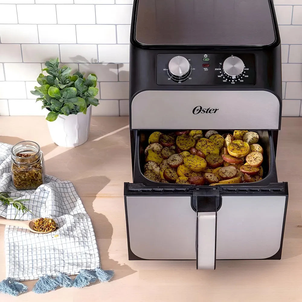 Freidora De Aire Oster - 6.8 Litros, Antiadherente Diamondforce, Cocina Rápida Y Fácil Limpieza Ckstaf68T Productos De Cocina > Freidora De Aire Costa Rica