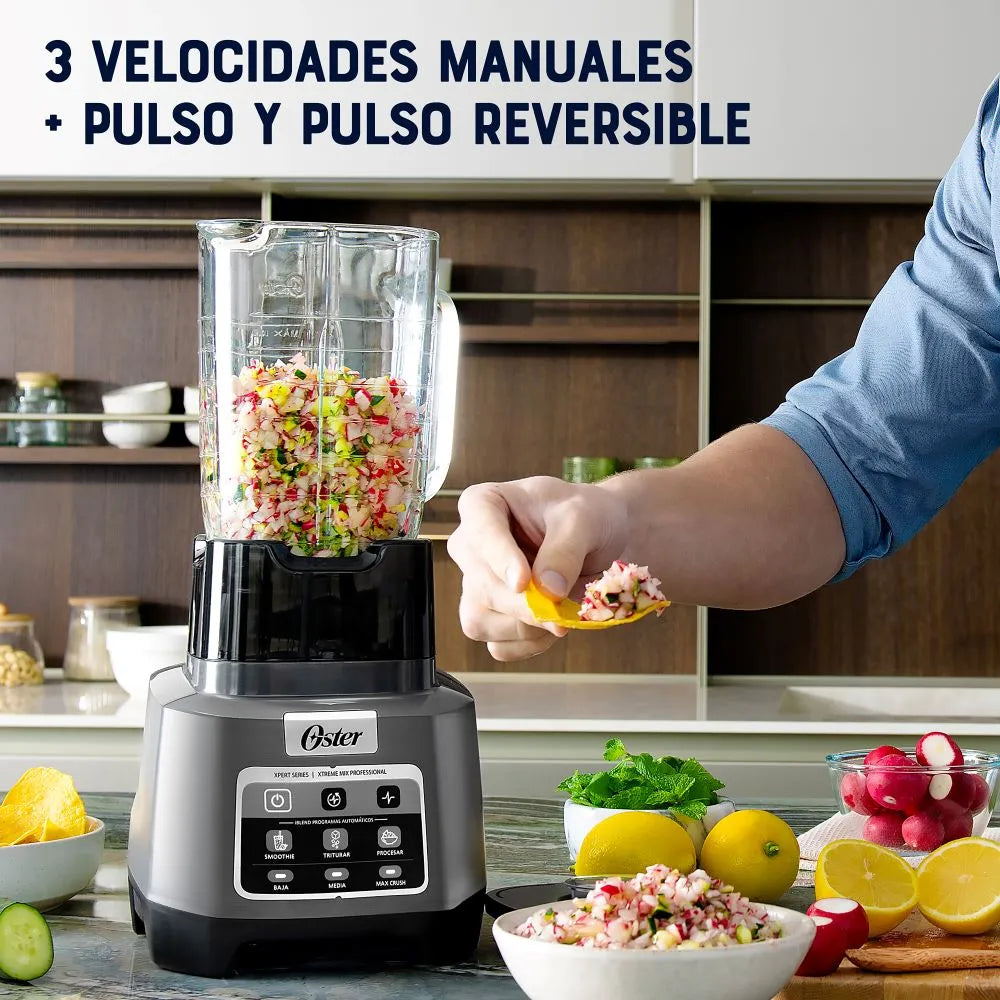 Oster® Licuadora Profesional Xtreme Mix Con Iblend Y Max Crush Con Tecnología Reversible Blstxpg-Bw Productos De Cocina > Licuadoras Costa Rica