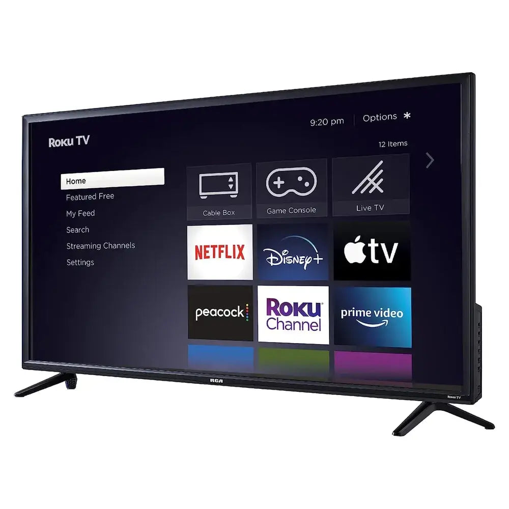 Pantalla ROKU TV 40 pulgadas con acceso a aplicaciones de streaming como Netflix y Disney+