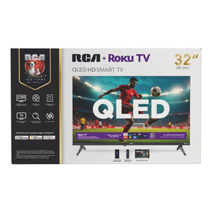 Pantalla RCA QLED 32 Pulgadas HD Smart Roku RC32QL