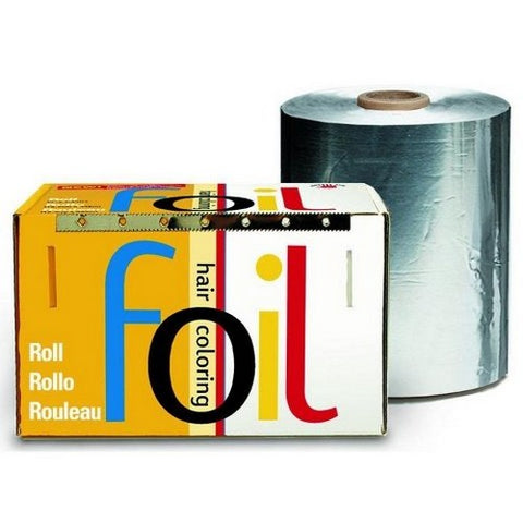 PAPEL EN ROLLO LISO 5"X1450` PLATA Costa Rica