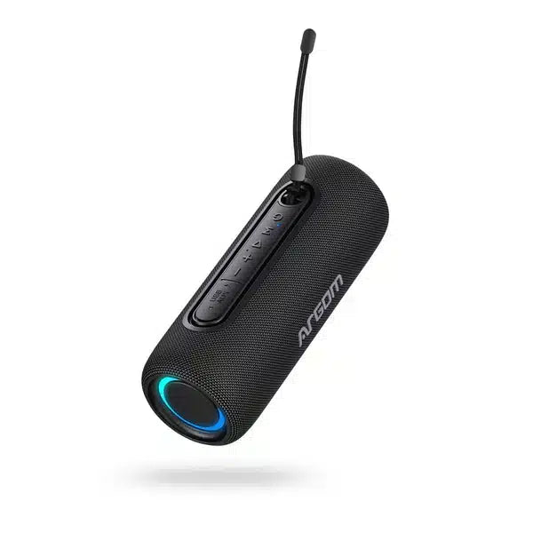 Parlante Altavoz Bt Inalámbrico Premium Radyon X32 Con Luces Led Negro Argom Tech Costa Rica