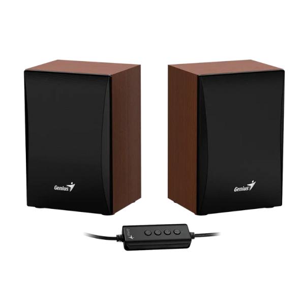 PARLANTE GENIUS SP-HF380BT 3W BLUETOOTH / 3.5MM 31730034402 compact wooden bookshelf speakers with inline control