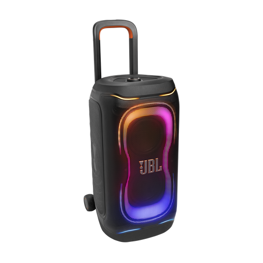 PARLANTE JBL PARTYBOX STAGE 320 240W BLUETOOTH AURACAST IPX4 BATERÍA 18H NEGRO