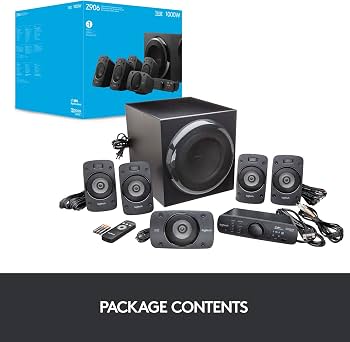 Parlante Logitech Z906 5.1 500W RMS Negro 980-000467