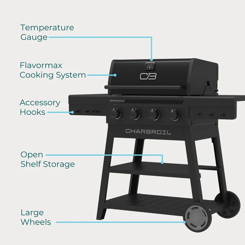 Parrilla Charbroil Gas Performance Flavormax. 4B (435)