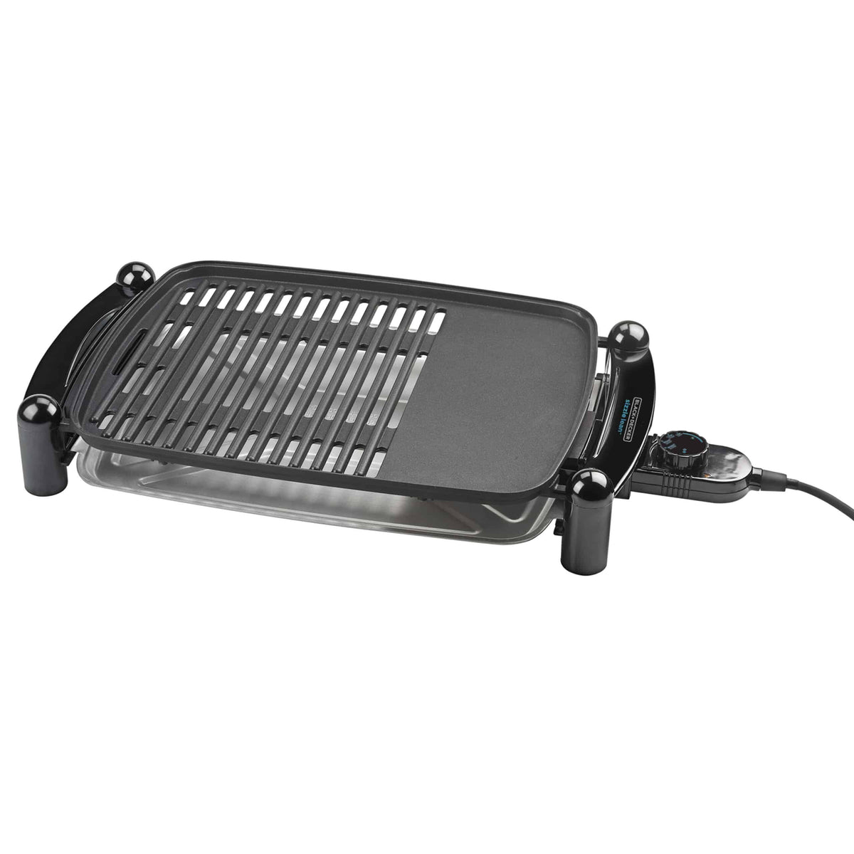 Parrilla-Plancha Negra 1500 W Bbq Para Asar Y Cocinar Black & Decker Ig201 Costa Rica