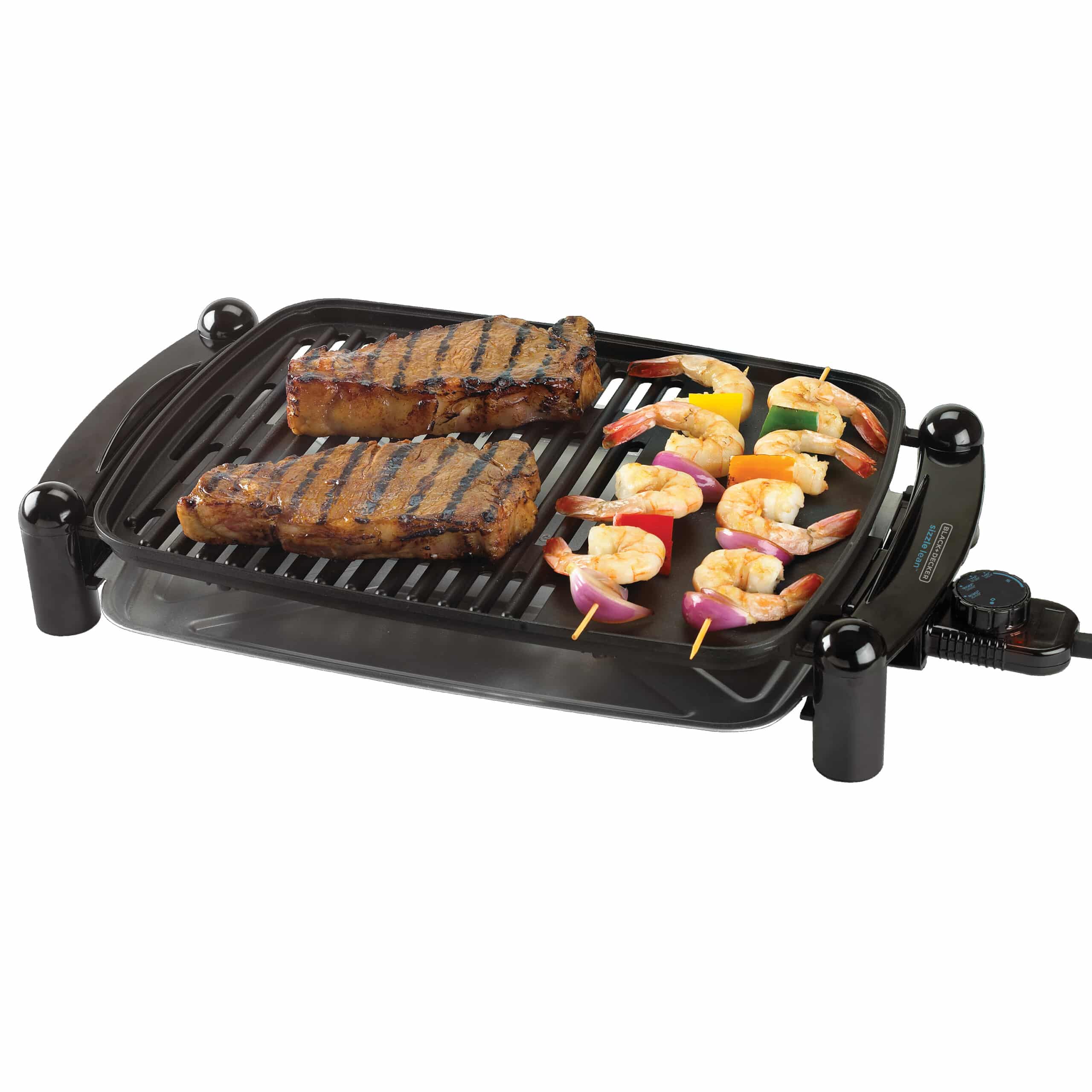 Parrilla-Plancha Negra 1500 W Bbq Para Asar Y Cocinar Black & Decker Ig201 Costa Rica