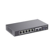 PBX GS 4IN1 5GIGA 4POE FWALLVPN 12EXT dispositivo PBX IP 4 en 1 con 5 puertos Gigabit y 4 PoE para 12 extensiones