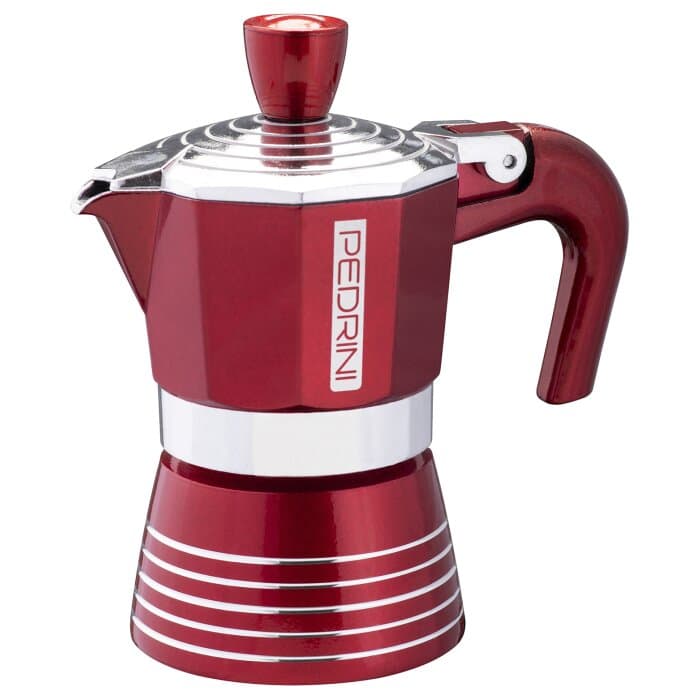 Pedrini Cafetera Italiana Infinity Acero Barniz Vernice Ht 1 Taza 02Cf113 Coffe Maker Costa Rica