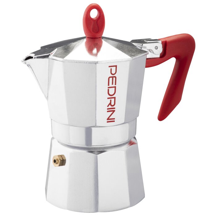 Pedrini Cafetera Italiana Kaffettiera Acero Pulido 3 Tazas 9083-0 Coffe Maker Costa Rica
