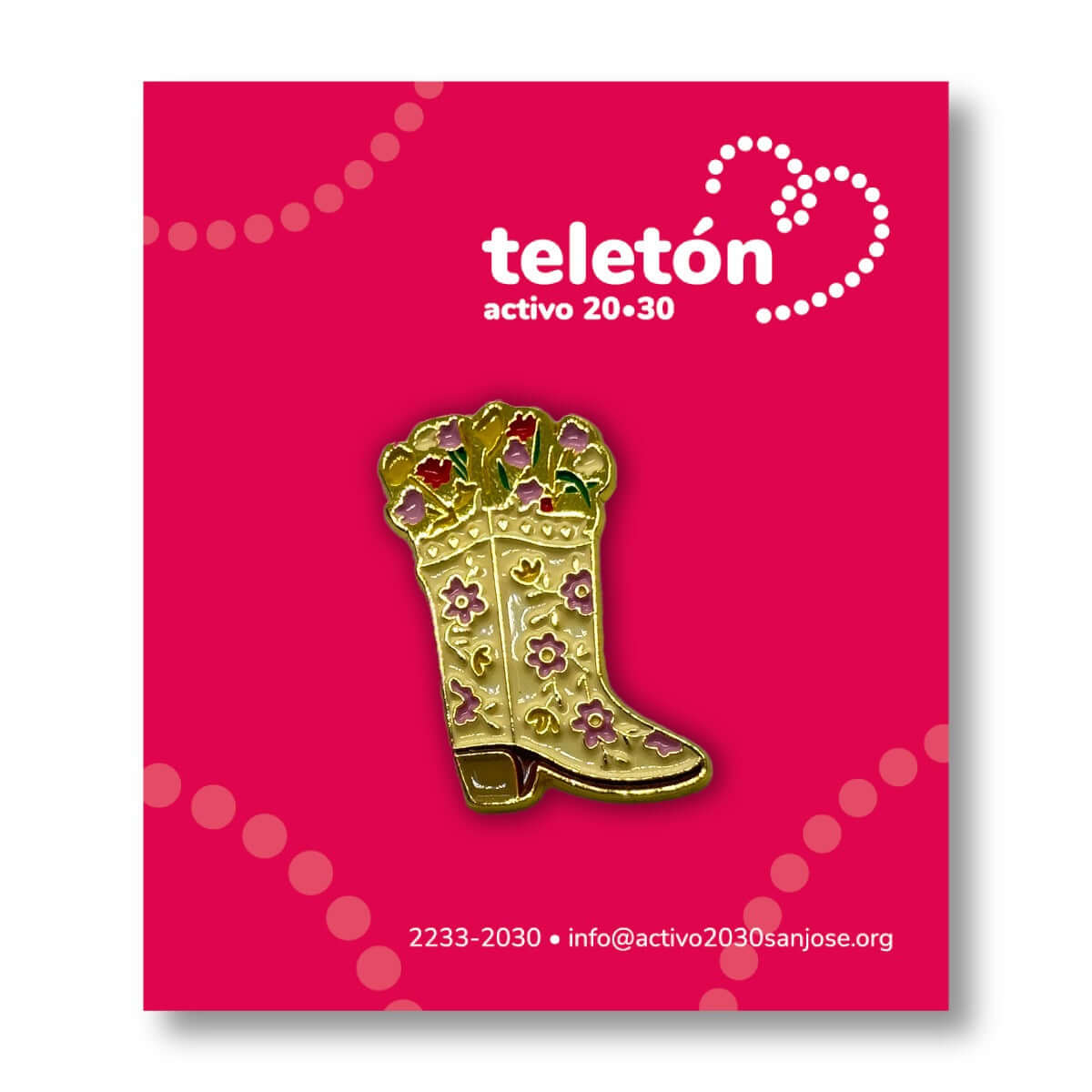 Pin Teletón donár Costa Rica