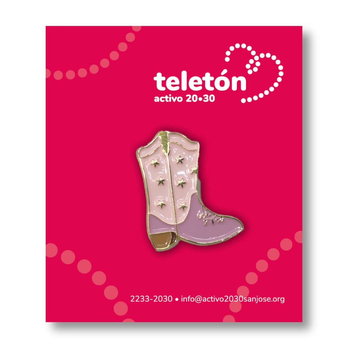 Pin Teletón donár Costa Rica