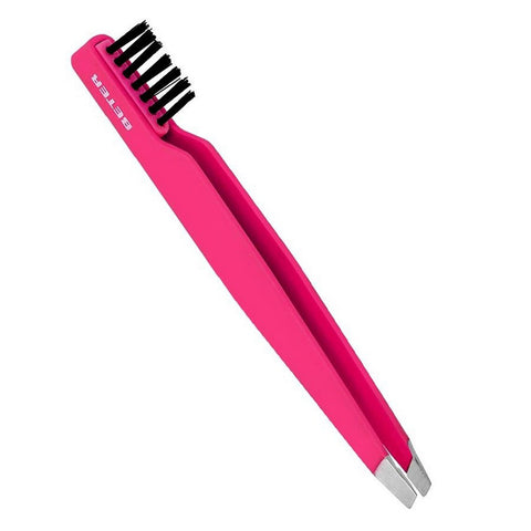 PINZA DE DEPILAR CON CEPILLO
