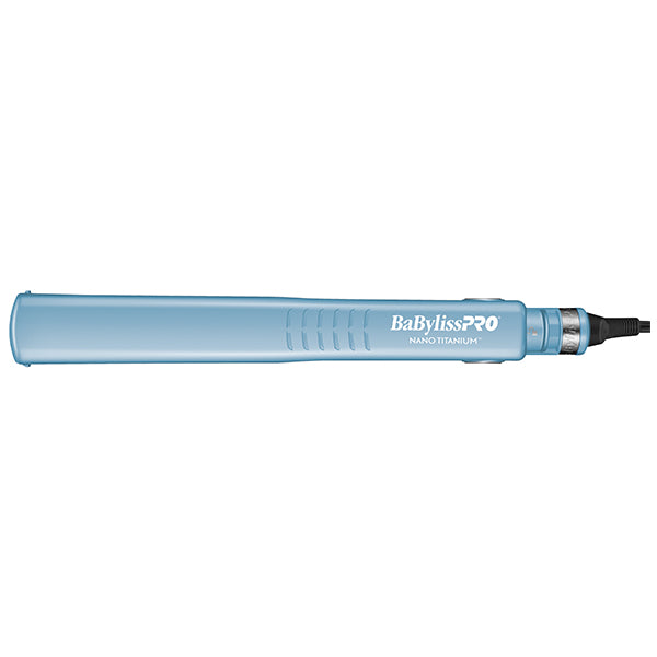 PLANCHA NANO DUAL IONIC 1 1/4 BABYLISS PRO plancha de cabello azul profesional Nano Titanium con pantalla LED y placas cerámica