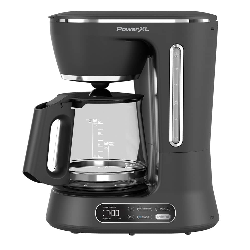 Coffee Maker Digital 12 Tz Negro Powerxl Cm0122-1Bpla Coffe Maker Costa Rica