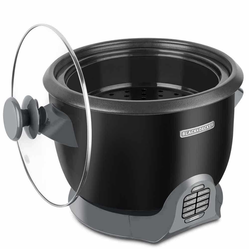 Olla Digital Multifunción Black+Decker RCD628B 28 Tazas 9 Funciones Negra