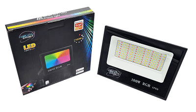 Reflector Led 100W Wifi Bluethooth Rgb Ip65 85- 265V Bombillos Inteligentes Costa Rica