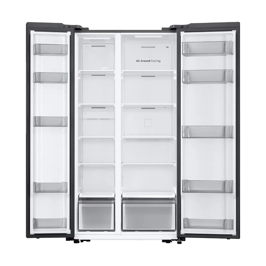 Refrigerador Bespoke 28 Pies Sbs Beverage Center Navy / Blanco Samsung Refrigeradoras Costa Rica