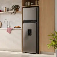 Refrigerador Frigidaire 15 Pies FRT15A3N6DS Inverter Plateado con Dispensador de Agua