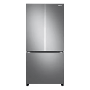 Refrigerador Samsung French Door 17.5 pies en acabado gris, moderno y funcional para cualquier cocina.