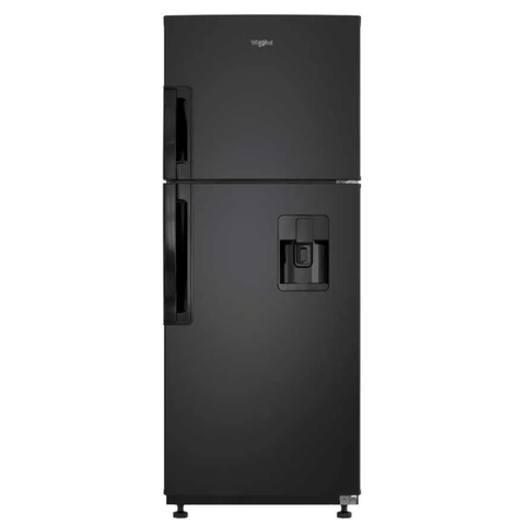 Refrigerador Whirlpool 9 pies color onyx con dispensador de agua y acabado anti fingerprint