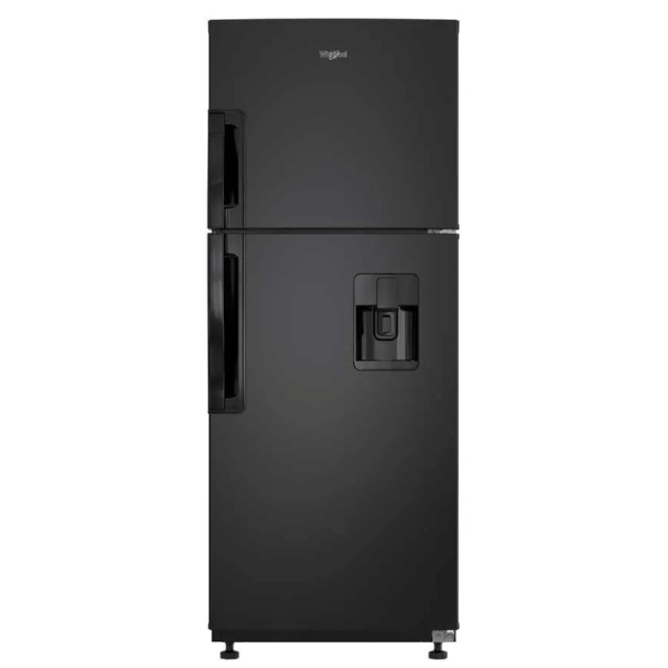 Refrigerador Whirlpool 9 pies color onyx con dispensador de agua y acabado anti fingerprint