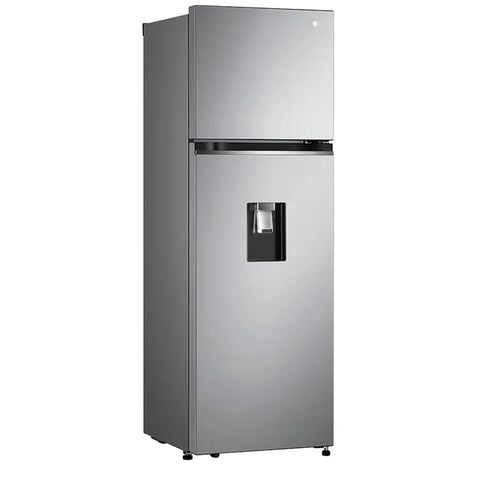 LG Refrigerador Top Freezer 11 pies color Plateado con dispensador de agua VT29WPY