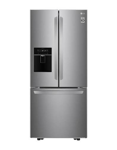 Refrigeradora LG French Door 22 Pies Cúbicos Plateada LM22SGPK