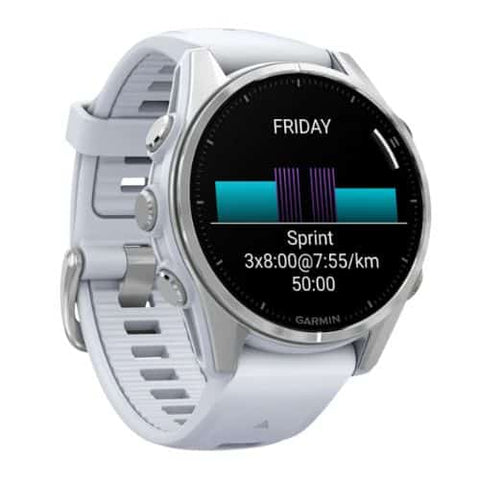 Reloj Garmin Fenix 8 43Mm Plata / Blanco Smartwatch Costa Rica
