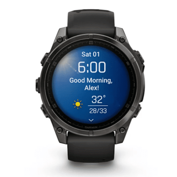 Reloj Garmin Fenix 8 47Mm Sapphire Titanio Dlc Gris Smartwatch Costa Rica