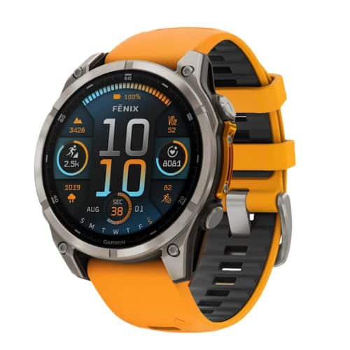 Reloj Garmin Fenix 8 51Mm Sapphire Titanio Gris / Naranja Smartwatch Costa Rica